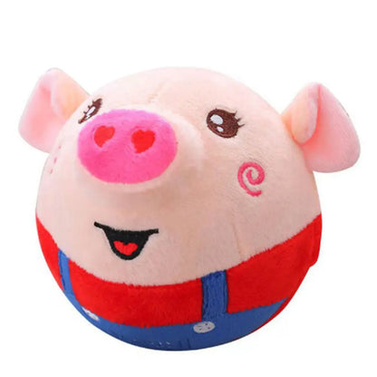 Cartoon Pig Active Moving Pet Plush Toy