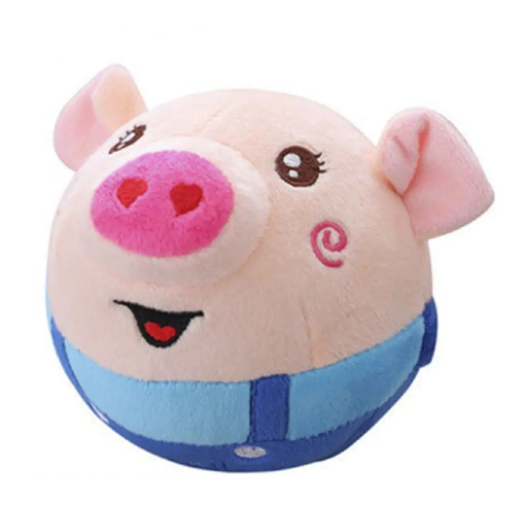 Cartoon Pig Active Moving Pet Plush Toy