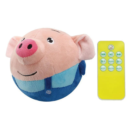 Cartoon Pig Active Moving Pet Plush Toy